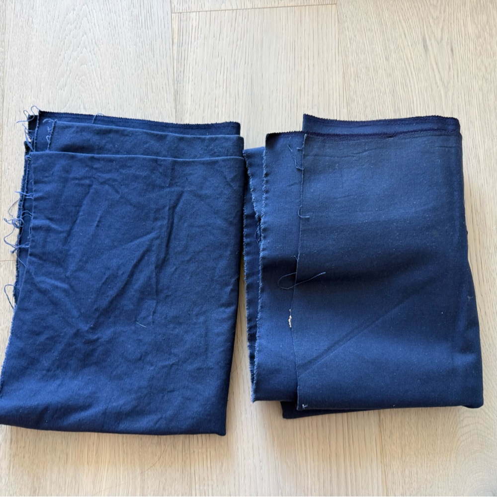 3/$30 Navy Blue Cotton Canvas Fabric
